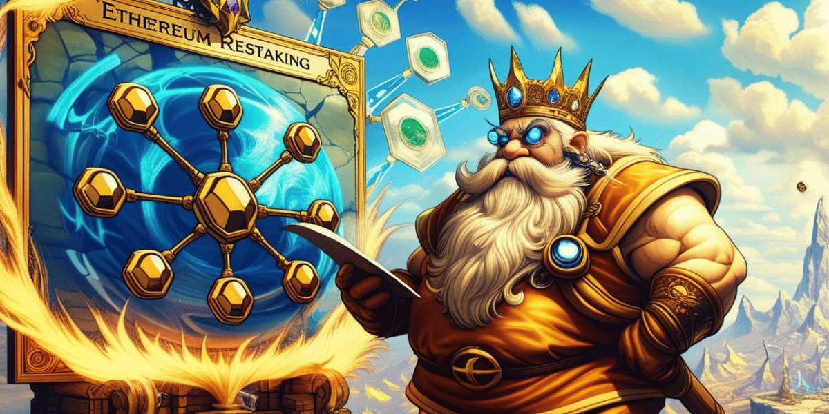 Grimtok knows what is restaking in crypto, he loves to double its crypto yields